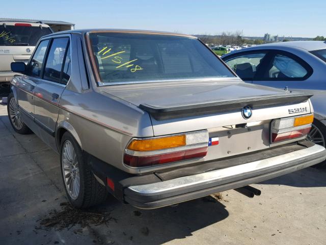 WBADB8402E9220938 - 1984 BMW 533 I AUTO TAN photo 3