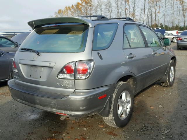 JTJHF10U730301330 - 2003 LEXUS RX 300 SILVER photo 4