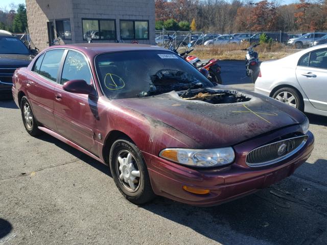 1G4HP54K414168348 - 2001 BUICK LESABRE CU MAROON photo 1