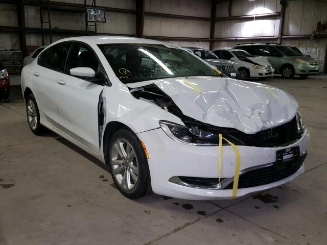 1C3CCCAB9FN743357 - 2015 CHRYSLER 200 LIMITE WHITE photo 1