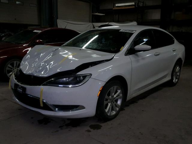 1C3CCCAB9FN743357 - 2015 CHRYSLER 200 LIMITE WHITE photo 2