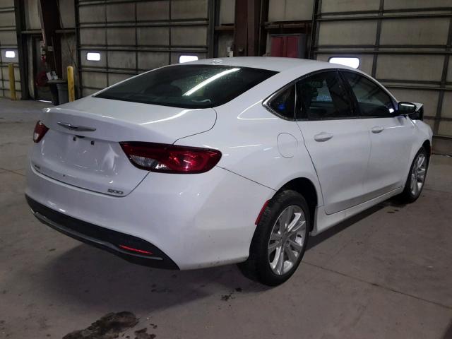 1C3CCCAB9FN743357 - 2015 CHRYSLER 200 LIMITE WHITE photo 4