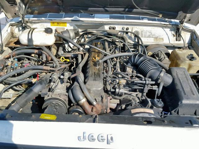 1J4FT38L8LL264680 - 1990 JEEP CHEROKEE P WHITE photo 7