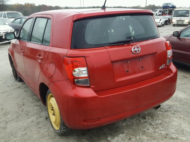 JTKKU10409J043999 - 2009 TOYOTA SCION XD RED photo 3