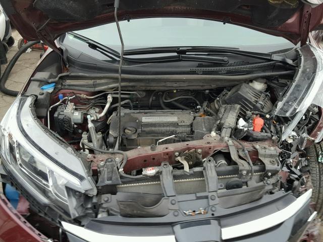 5J6RM4H77FL106113 - 2015 HONDA CR-V EXL MAROON photo 7