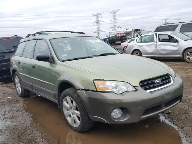 4S4BP61C377338957 - 2007 SUBARU LEGACY OUT GREEN photo 1