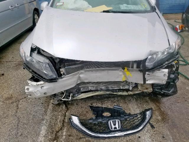 2HGFB2F54DH510423 - 2013 HONDA CIVIC LX SILVER photo 9