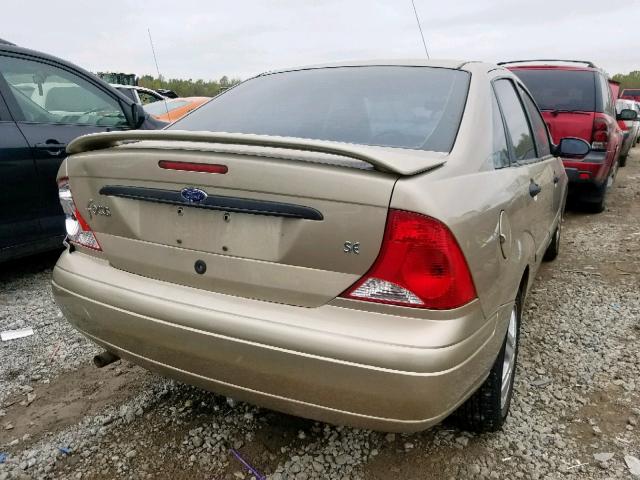 1FAFP34371W297350 - 2001 FORD FOCUS SE GOLD photo 4