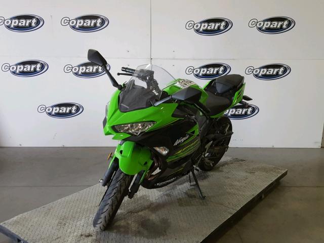 JKAEXKG16JDA13130 - 2018 KAWASAKI EX400 GREEN photo 2