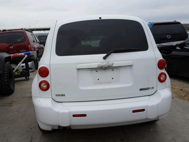 3GNCA13B09S617229 - 2009 CHEVROLET HHR LS Blanco foto 10