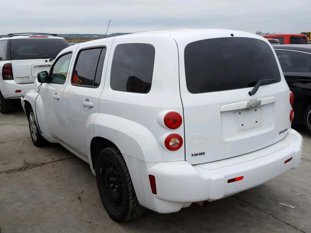3GNCA13B09S617229 - 2009 CHEVROLET HHR LS Blanco foto 3