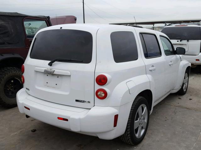 3GNCA13B09S617229 - 2009 CHEVROLET HHR LS Blanco foto 4