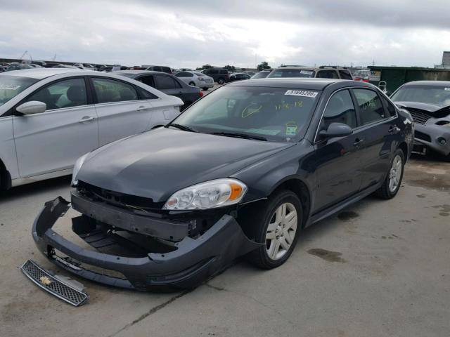 2G1WB5E30C1206652 - 2012 CHEVROLET IMPALA LT შავი ფოტო 2