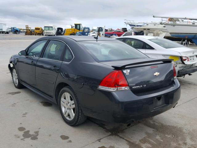 2G1WB5E30C1206652 - 2012 CHEVROLET IMPALA LT შავი ფოტო 3
