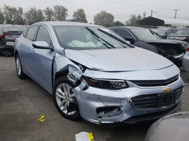 1G1ZF5SU3JF197904 - 2018 CHEVROLET MALIBU HYB BLUE photo 1