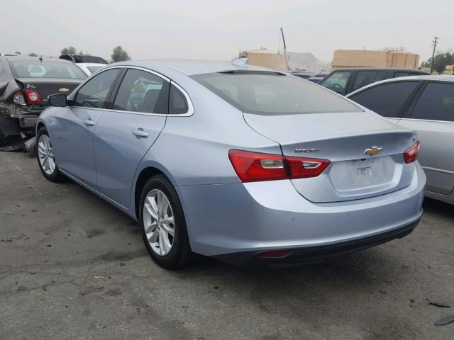 1G1ZF5SU3JF197904 - 2018 CHEVROLET MALIBU HYB BLUE photo 3