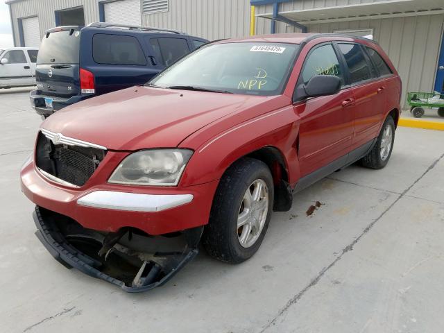 2A4GF68466R640701 - 2006 CHRYSLER PACIFICA T RED photo 2