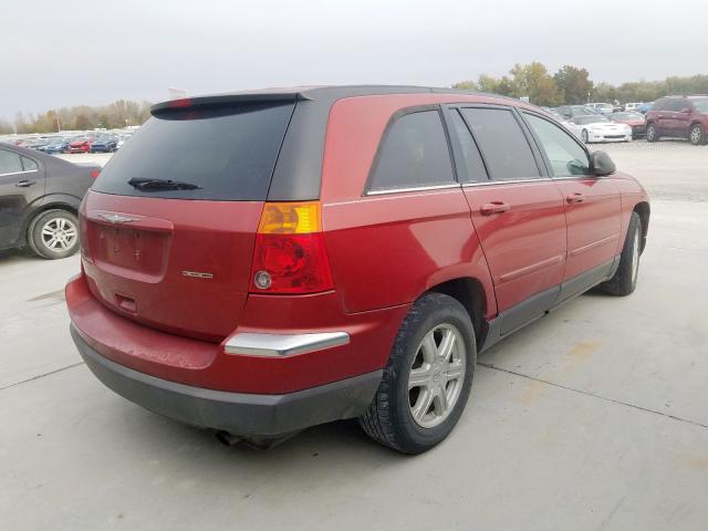 2A4GF68466R640701 - 2006 CHRYSLER PACIFICA T RED photo 4