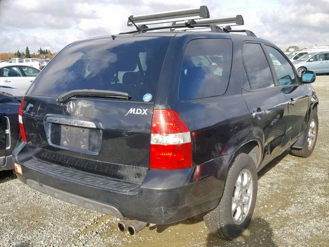 2HNYD18881H525760 - 2001 ACURA MDX TOURIN BLACK photo 4