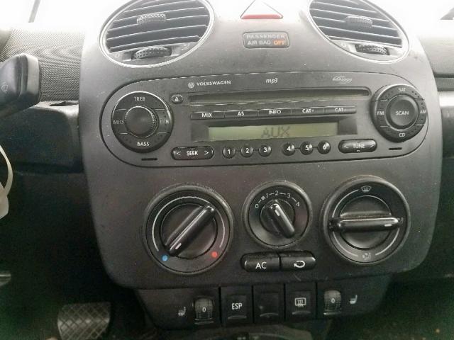 3VWRW31C97M518161 - 2007 VOLKSWAGEN NEW BEETLE 银色 照片 9