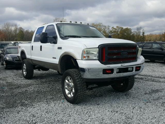 1FTSW21P96ED80658 - 2006 FORD F250 WHITE photo 1