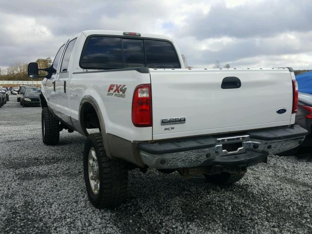 1FTSW21P96ED80658 - 2006 FORD F250 WHITE photo 3