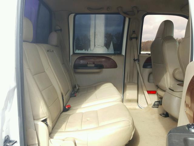 1FTSW21P96ED80658 - 2006 FORD F250 WHITE photo 6