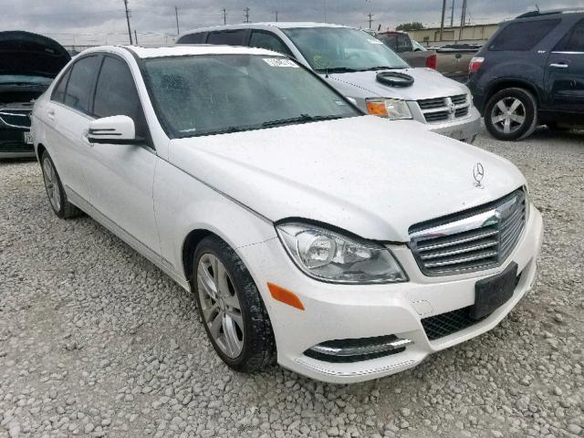 WDDGF4HB7DR271719 - 2013 MERCEDES-BENZ C 250 WHITE photo 1