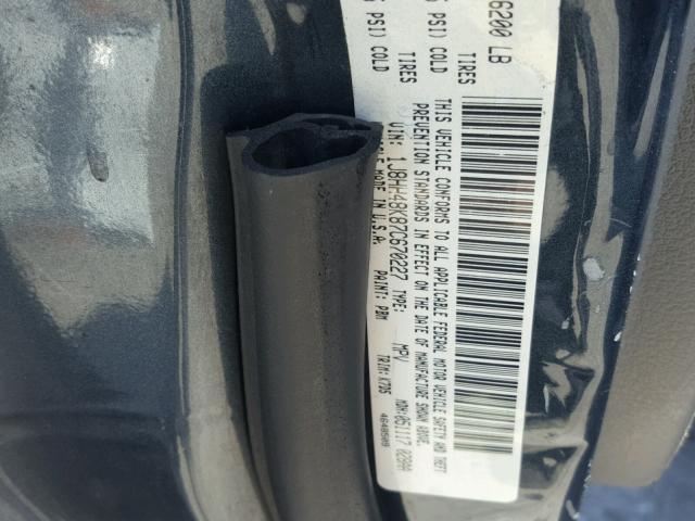 1J8HH48K87C670227 - 2007 JEEP COMMANDER Mavi foto 10