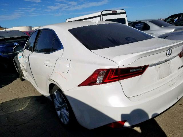 JTHBF1D22F5067590 - 2015 LEXUS IS 250 WHITE photo 3