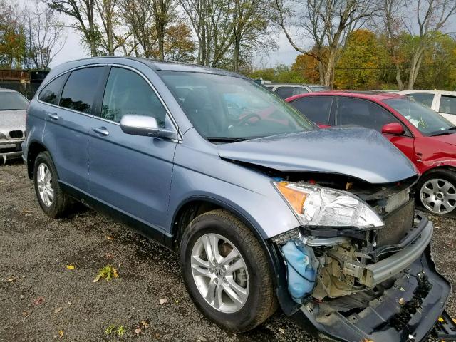 5J6RE4H71BL084259 - 2011 HONDA CR-V EXL BLUE photo 1