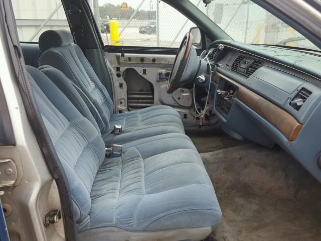 2FALP74W1PX141497 - 1993 FORD CROWN VICT BLUE photo 5