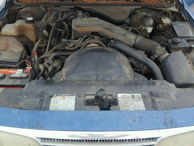 2FALP74W1PX141497 - 1993 FORD CROWN VICT BLUE photo 7