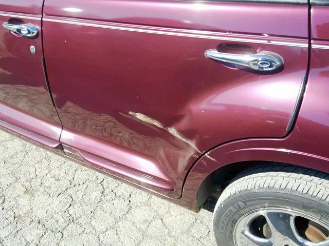 3C8FY4BB61T641049 - 2001 CHRYSLER PT CRUISER MAROON photo 9