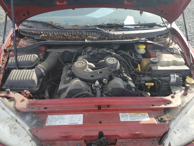 2B3HD46R72H275787 - 2002 DODGE INTREPID S RED photo 7