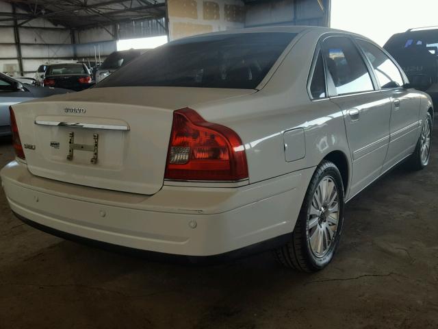 YV1TS592861439145 - 2006 VOLVO S80 2.5T WHITE photo 4