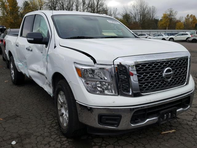 1N6AA1EJ8JN533319 - 2018 NISSAN TITAN S WHITE photo 1