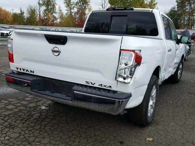 1N6AA1EJ8JN533319 - 2018 NISSAN TITAN S WHITE photo 4