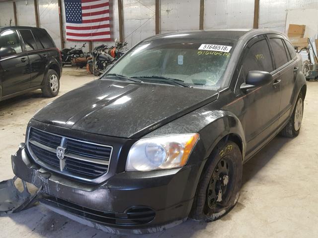 1B3HB48B67D380010 - 2007 DODGE CALIBER SX BLACK photo 2