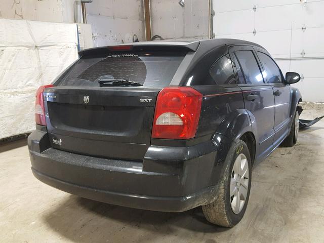 1B3HB48B67D380010 - 2007 DODGE CALIBER SX BLACK photo 4