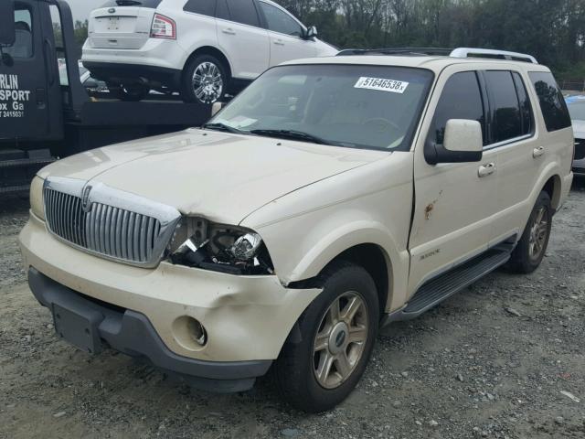 5LMEU88H75ZJ01857 - 2005 LINCOLN AVIATOR 金色 照片 2
