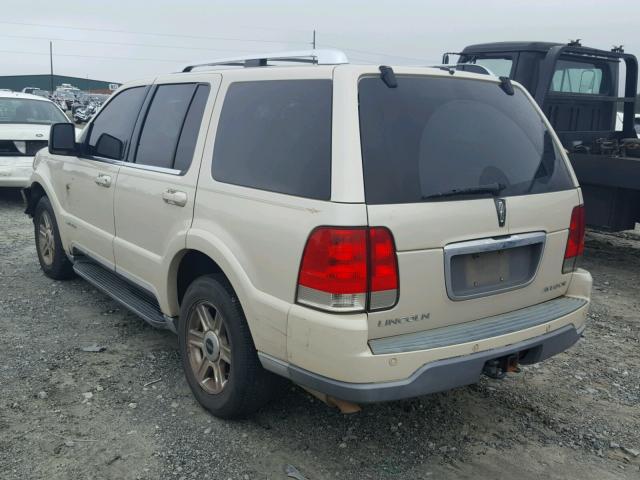 5LMEU88H75ZJ01857 - 2005 LINCOLN AVIATOR 金色 照片 3