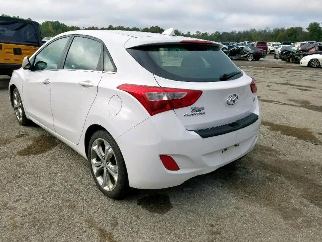 KMHD35LE4DU091300 - 2013 HYUNDAI ELANTRA GT WHITE photo 3