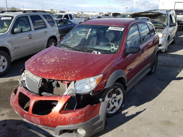 5Y2SL65856Z424442 - 2006 PONTIAC VIBE RED photo 2