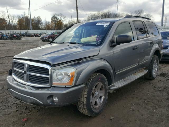 1D4HB58DX5F544398 - 2005 DODGE DURANGO LI GRAY photo 2