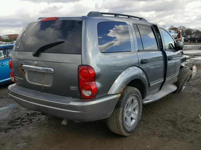 1D4HB58DX5F544398 - 2005 DODGE DURANGO LI GRAY photo 4