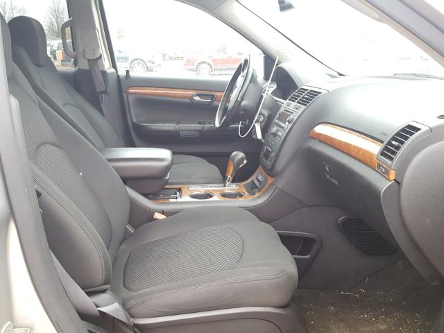 5GZEV23798J143402 - 2008 SATURN OUTLOOK XR ვერცხლისფერი ფოტო 5