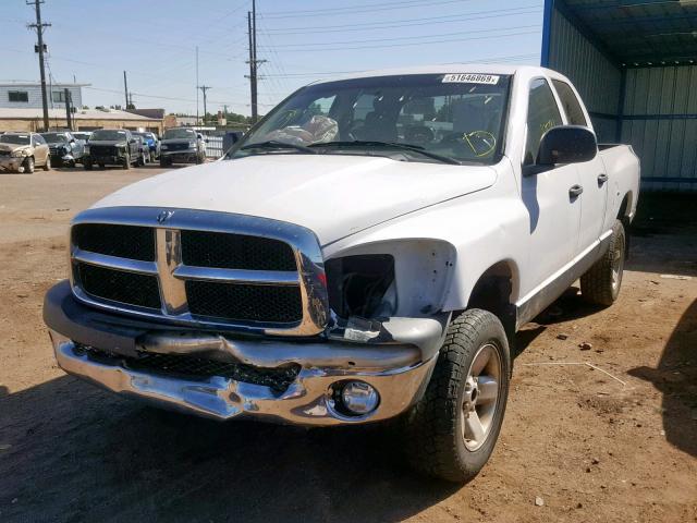 1D7HU18N46J157214 - 2006 DODGE RAM 1500 S WHITE photo 2