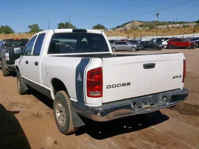 1D7HU18N46J157214 - 2006 DODGE RAM 1500 S WHITE photo 3