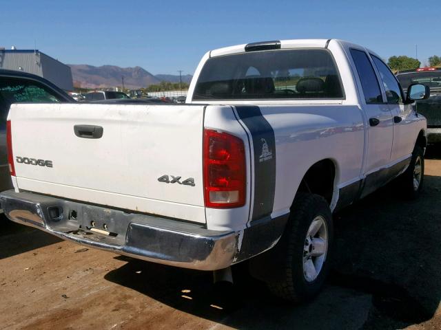 1D7HU18N46J157214 - 2006 DODGE RAM 1500 S WHITE photo 4